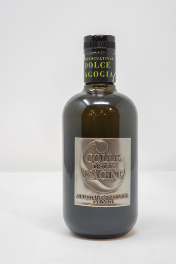 OLIO EXTRA VERGINE DI OLIVA MONOVARIETALE "Colle delle Macine" 500ml in bottiglia - Biologico