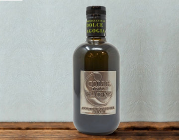 OLIO EXTRA VERGINE DI OLIVA MONO-VARIETALE "Colle delle Macine" 500 ml in bottiglia - Biologico